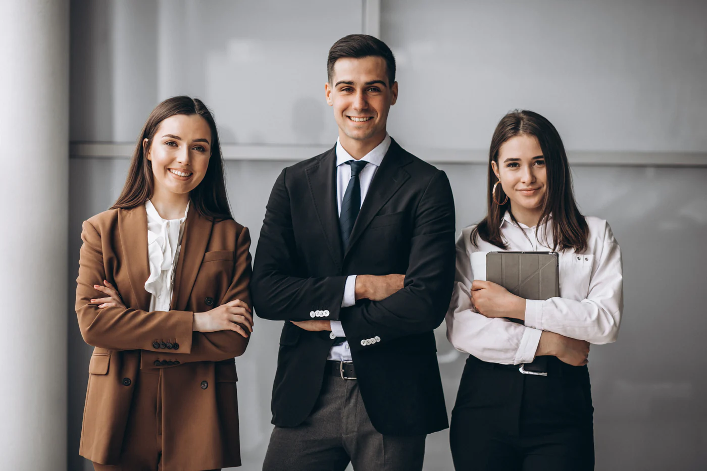 Equipe de advogados em um escritório